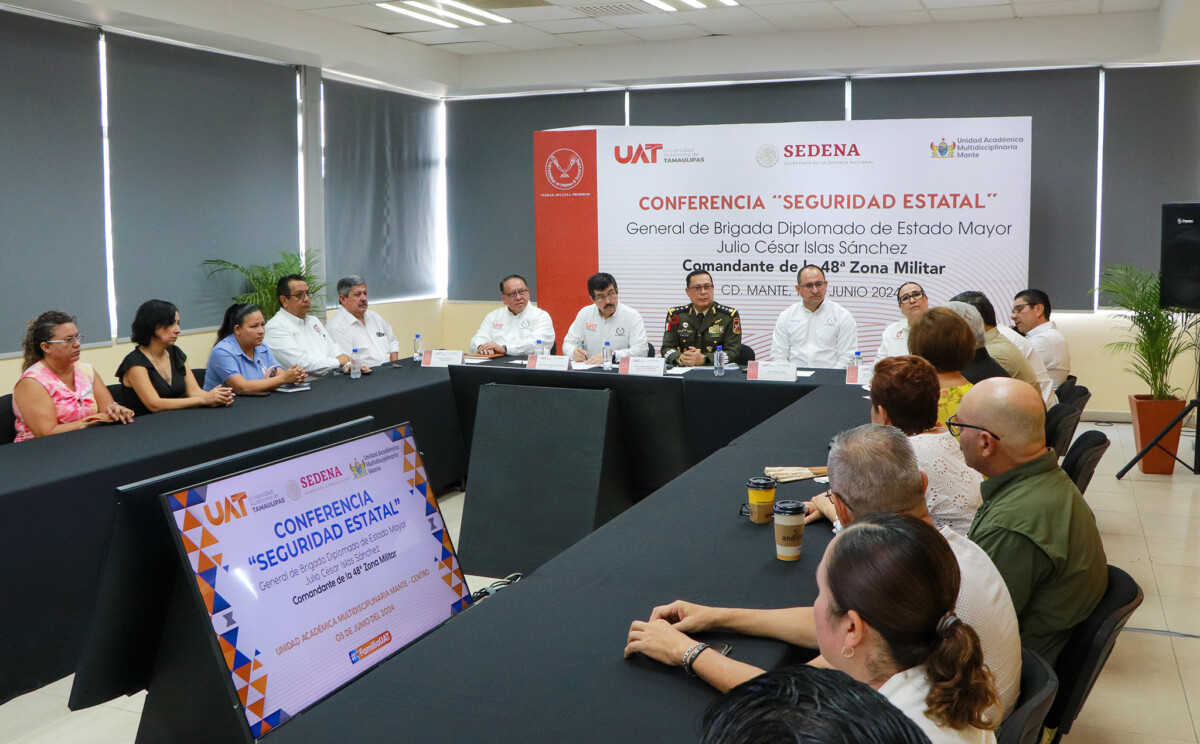 Imparten en la UAT conferencia sobre seguridad y protección ciudadana