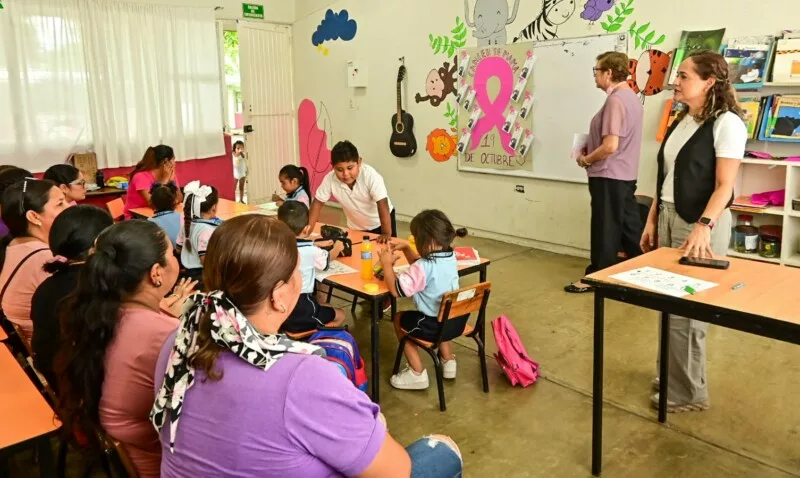 Capacitan a niños y mamás de CAIC en salud y alimentación