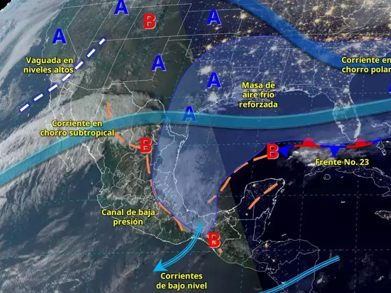 Clima en México este 17 de enero de 2025: Llega nuevo frente frío con nevadas