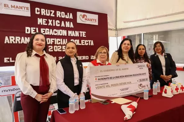 Arranca Patty Chío colecta Anual de la Cruz Roja