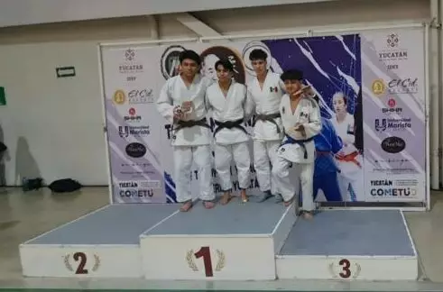 Alumno de la UAT consigue oro y plata en el Nacional de Judo