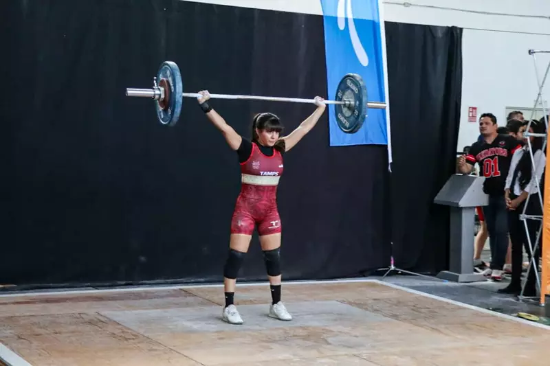 Tres atletas tamaulipecas clasifican a la Olimpiada Nacional CONADE 2025 en levantamiento de pesas