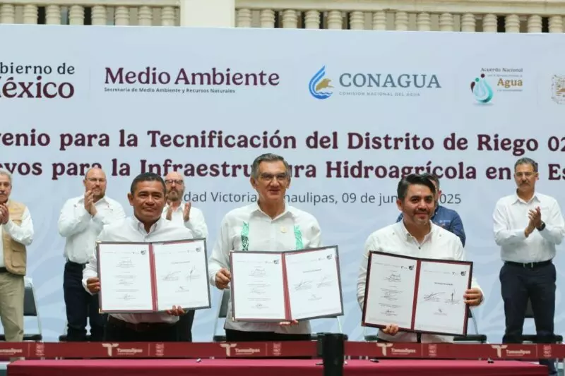 Suscriben modernización del campo tamaulipeco