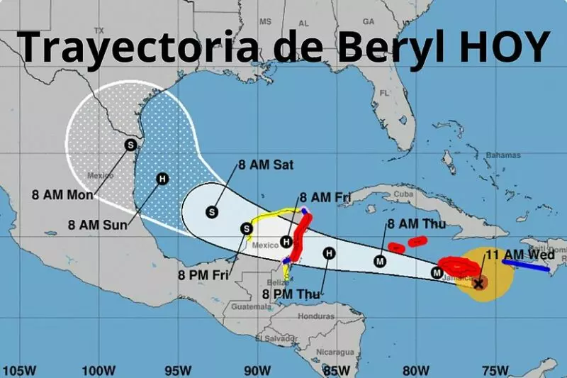 «Barry» ya está a ‘las afueras’ de Tampico