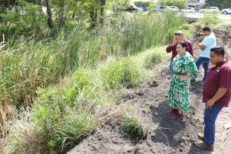 Intensifica Patty Chío limpieza de drenes y refuerza prevención
