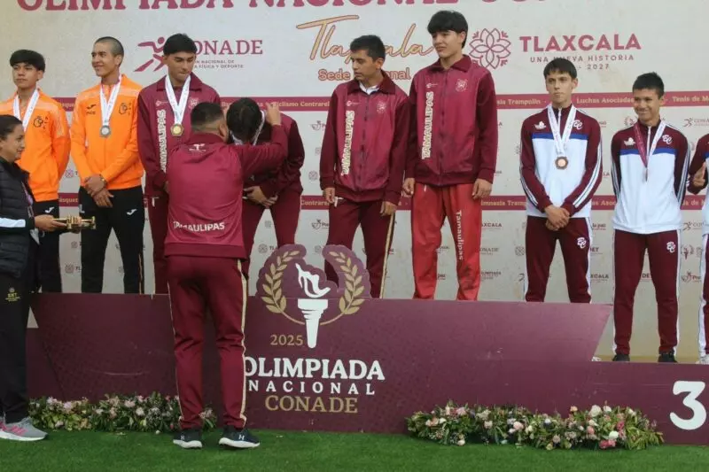 Suma Tamaulipas siete medallas en primeros tres días de Atletismo en Olimpiada Nacional