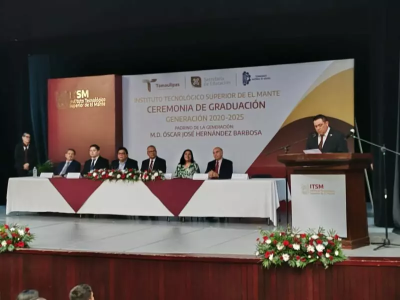 Egresan del Instituto Tecnológico Superior de El Mante nuevos profesionistas