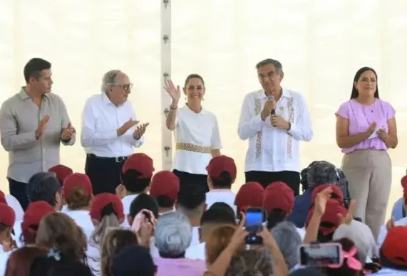 Claudia Sheinbaum pone en marcha en Tamaulipas programa Salud Casa por Casa y reconoce labor del gobernador Américo Villarreal