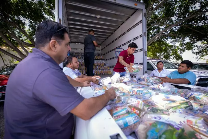 Continúa DIF Tamaulipas enviando ayuda humanitaria a zonas afectadas por lluvias e inundaciones