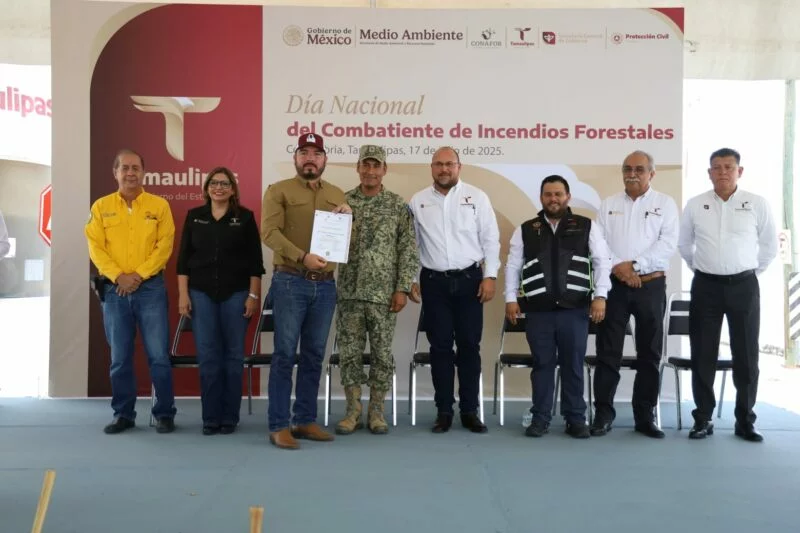 Reconoce Gobierno de Tamaulipas labor de brigadistas forestales en el Día Nacional del Combate de Incendios Forestales