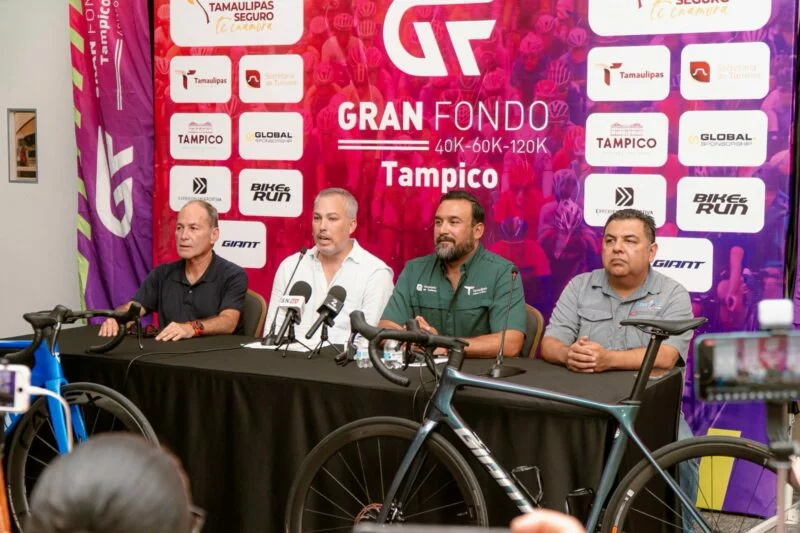 Presentan El Gran Fondo Tampico; el reto ciclista de 40, 60 y 120 km