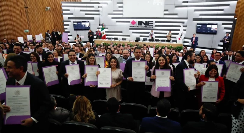 Dan constancia a últimos 801 ganadores de elección del PJ