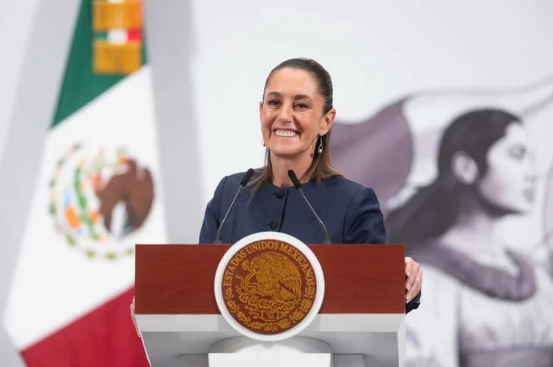 Reconoce presidenta trabajo de Américo para construir el Puerto del Norte