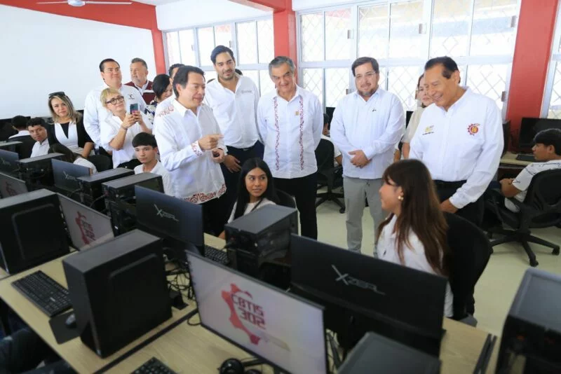 Apoyos sin precedentes en educación recibe Tamaulipas, destacan Américo Villarreal y Mario Delgado