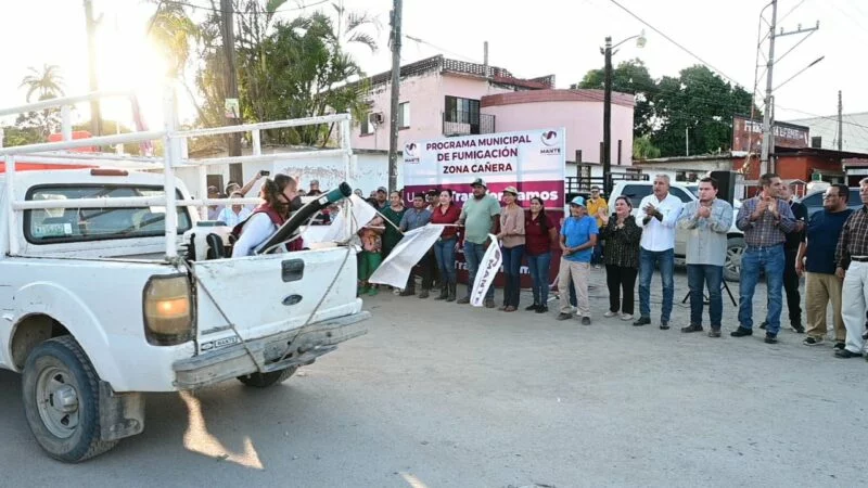 Refuerza Patty Chío tareas de lucha contra el dengue