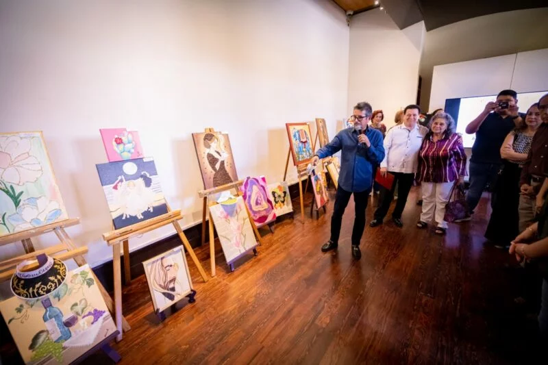 Inaugura DIF Tamaulipas “Trazos de Sabiduría”, exposición de arte creado por personas adultas mayores