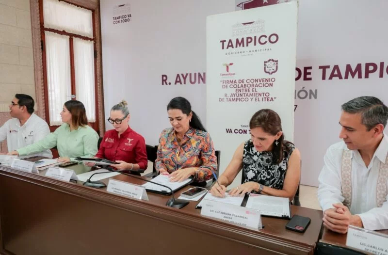 Firman ITEA y Gobierno de Tampico convenio de colaboración