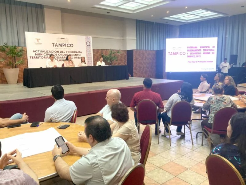 Fortalece SEDUMA vínculo con sociedad para ordenamiento territorial de Tampico