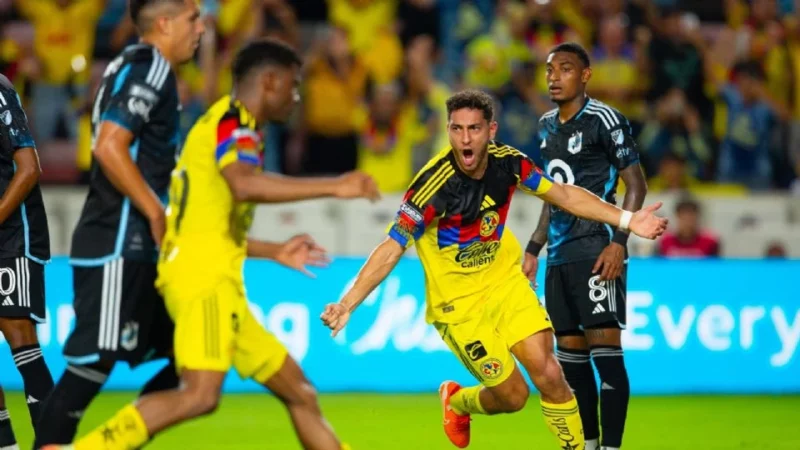 América vence a Minnesota en penales tras empatar 3-3 y sigue con vida en la Leagues Cup