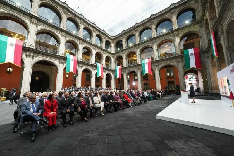 Asiste Américo al Primer Informe de la presidenta Claudia Sheinbaum