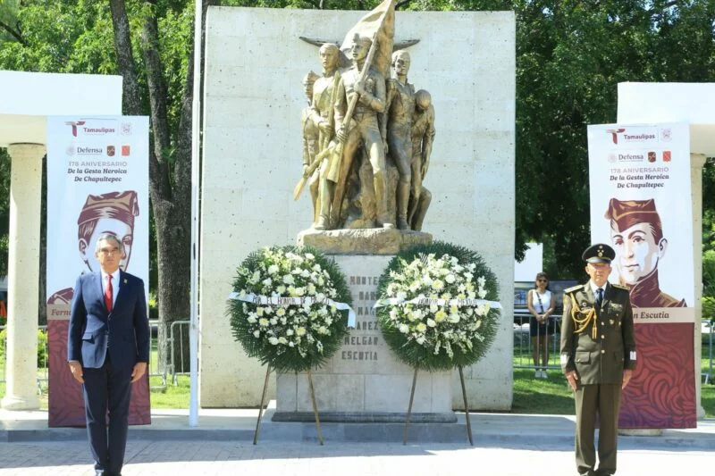 Preside Américo ceremonia del 178 aniversario de la Gesta Heroica de los Niños Héroes de Chapultepec