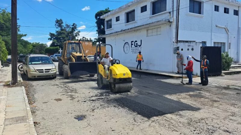 Intensifica Patty Chío programa de bacheo