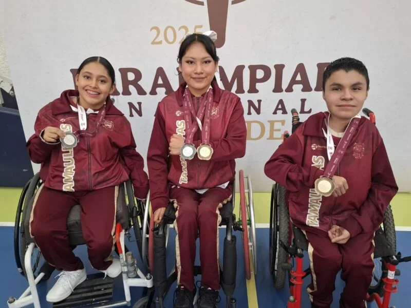 Tamaulipas cierra participación en boccia y paranatación con 16 medallas en la Paralimpiada Nacional 2025