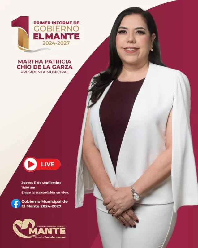 Rendirá Patty Chío primer informe de Gobierno