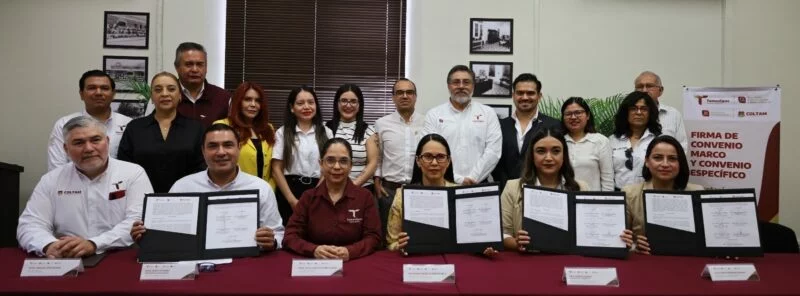 Firma SABG convenio con el Colegio de Tamaulipas para elevar el desempeño institucional