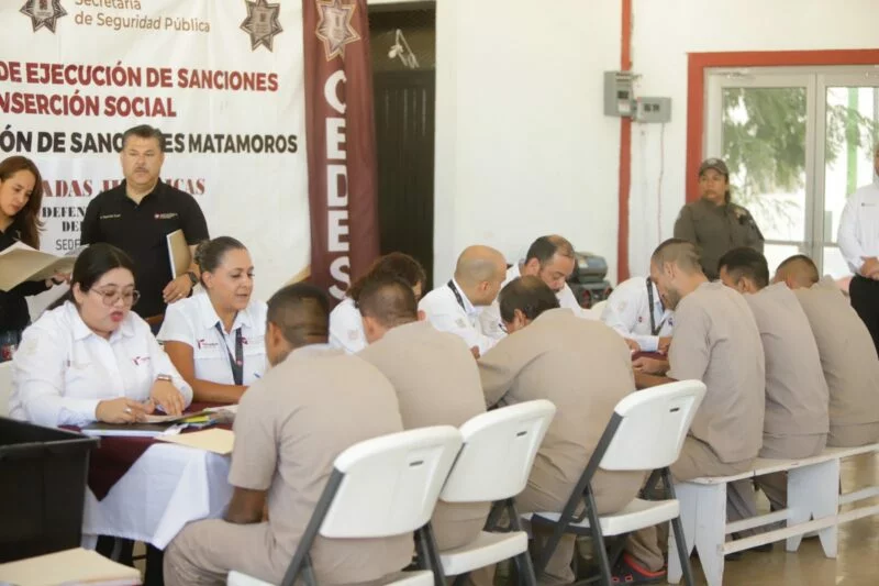 Refuerza IDPET acceso a la justicia con jornada de visitas carcelarias en Matamoros