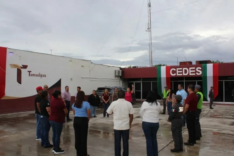 Participan CEDES de Tamaulipas en Simulacro Nacional 2025