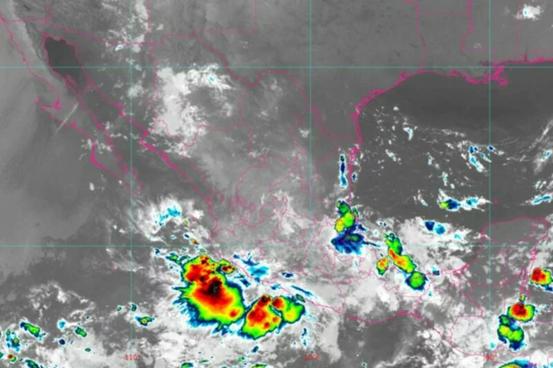 Depresión tropical Trece-E ocasionará lluvias en estos estados