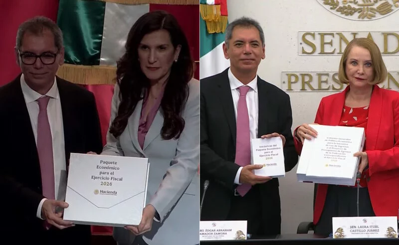 Entregan el Paquete Económico 2026 al Congreso