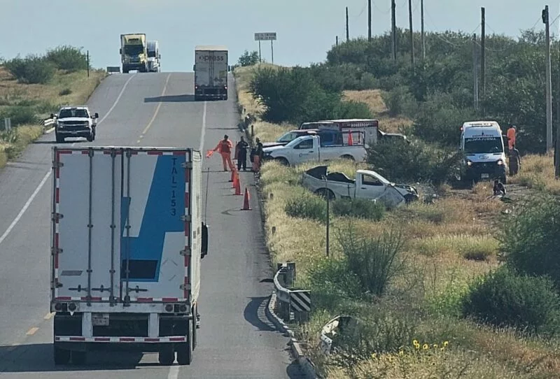 Fatal accidente deja una mujer sin vida en Nuevo Laredo