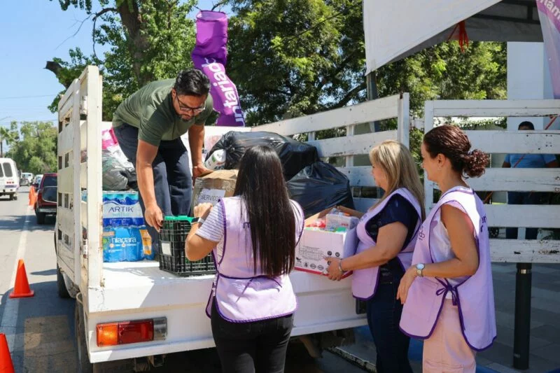 Secretaría de Administración se suma a colecta en apoyo a familias afectadas por inundaciones