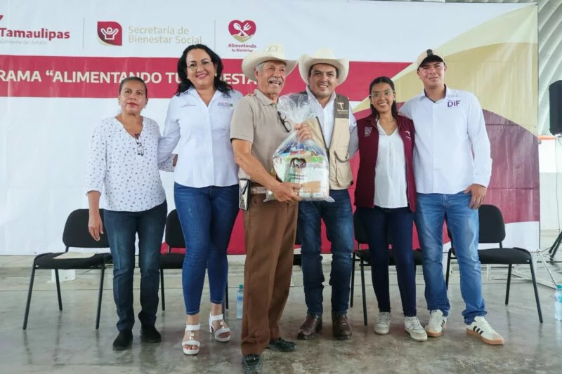 Lleva SEBIEN apoyos a Nuevo Morelos