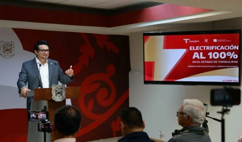 Será Tamaulipas el primer estado electrificado al 100%