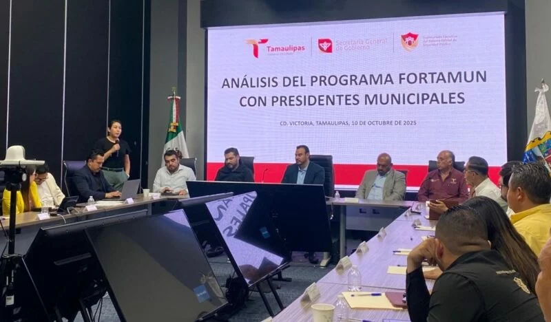 Avanza Tamaulipas en la coordinación regional para fortalecer seguridad pública con recursos del FORTAMUN en la zona centro y norte