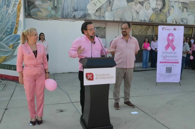 Se suma sector educativo a la lucha contra el cáncer de mama