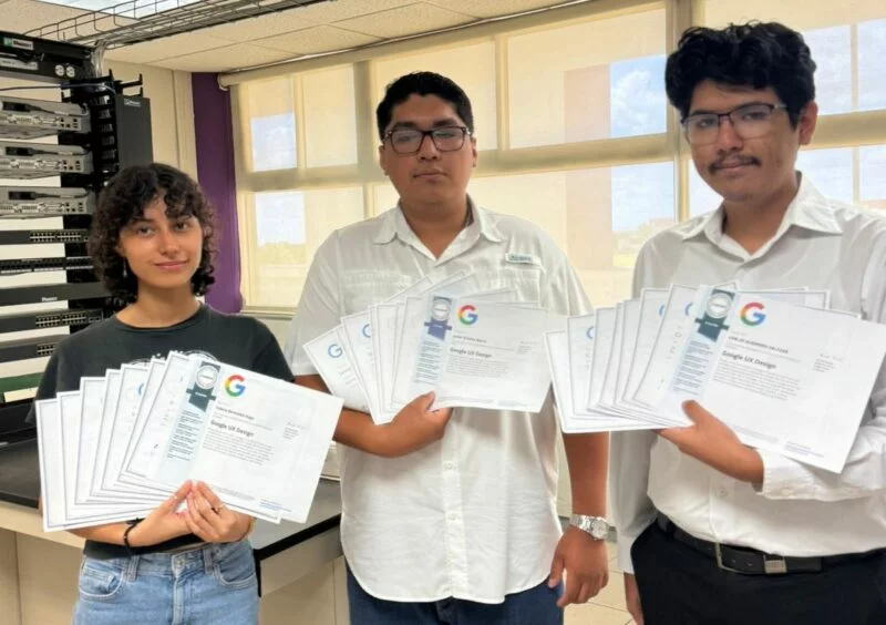 Fortalece UPV formación digital mediante certificaciones de Google