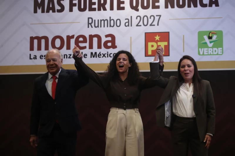 Morena, PT y PVEM refrendan su unidad rumbo a comicios de 2027