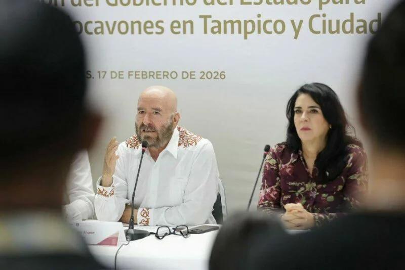 Destina Gobierno de Tamaulipas 105 millones de pesos para atender problemática de socavones en Tampico y Ciudad Madero