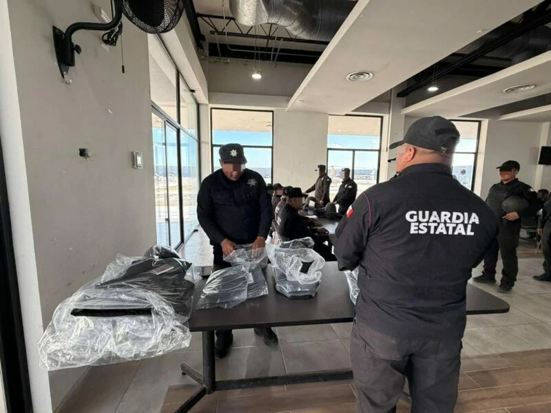 Entrega SSPT equipo táctico a la Guardia Estatal