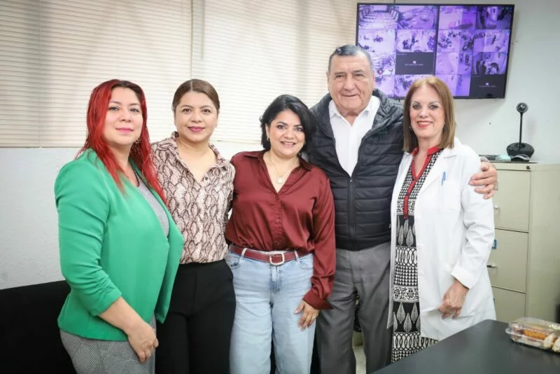 Úrsula Salazar  y autoridades sanitarias afinan apertura del nuevo Hospital Civil en Madero
