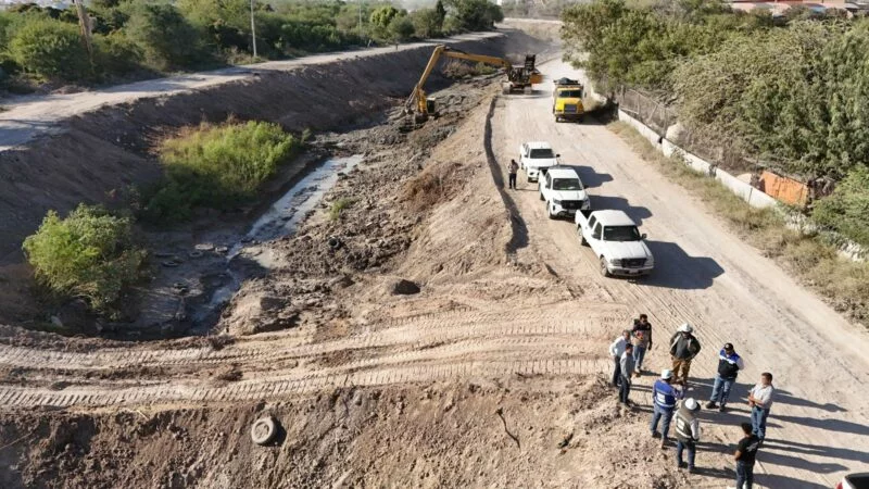 Avanzan en tiempo y forma obras hidráulicas en Tamaulipas