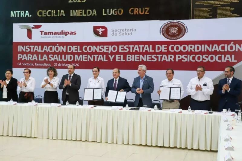 Consolida Tamaulipas atención integral a la salud mental con nuevo Consejo Estatal 